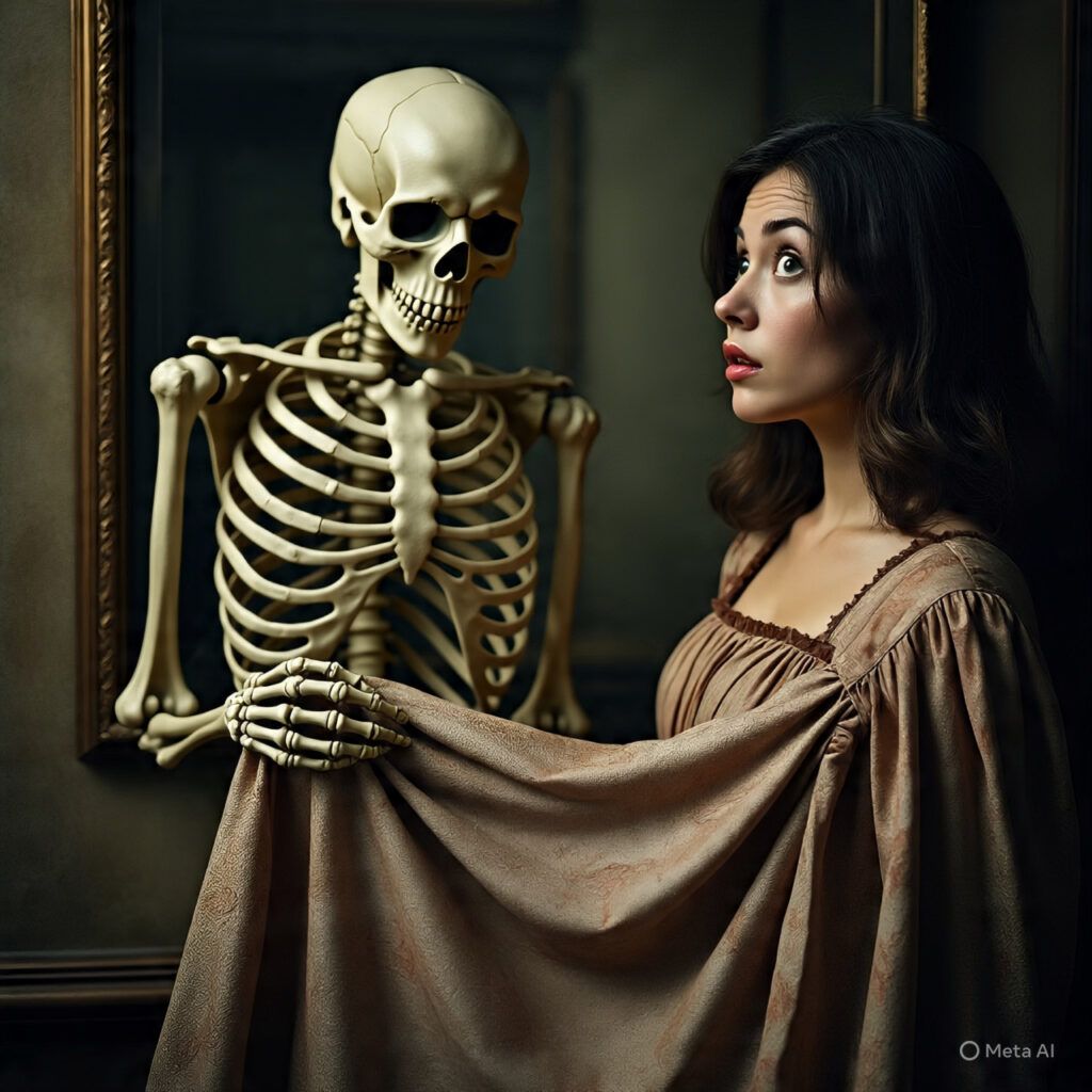 The Skeleton Behind Our Dress or Makeups.